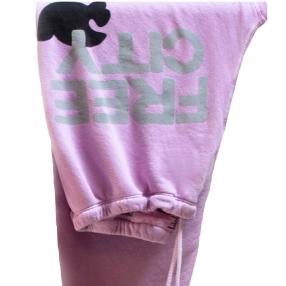FREE CITY Super Fluff Lux OG Sweatpant in Pinkmilk